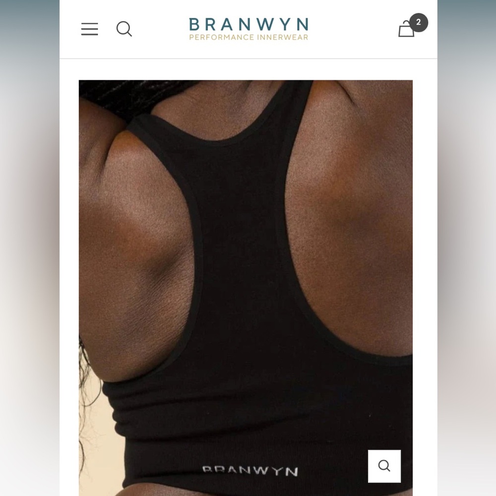 ESSENTIAL RACERBACK SPORTS BRA - Picture 2 of 2